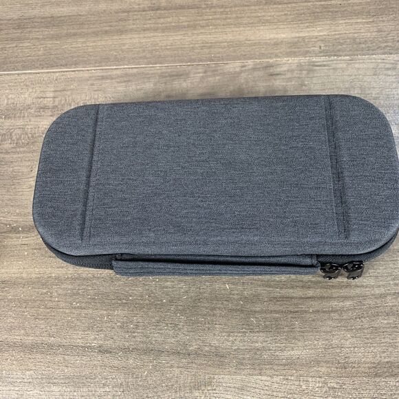 Carrying EVA Hard Shell Protective Case For Nintendo Switch & OLED - Black/Gray - Picture 7 of 11